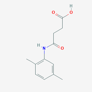 molecular formula C12H15NO3 B2535314 4-[(2,5-二甲苯基)氨基]-4-氧代丁酸 CAS No. 198276-05-0