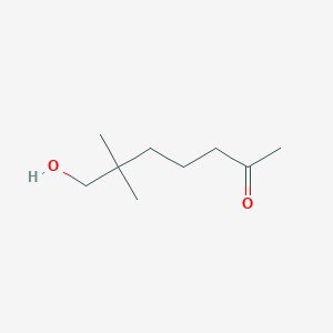 molecular formula C9H18O2 B2535376 7-羟基-6,6-二甲基庚烷-2-酮 CAS No. 920-14-9
