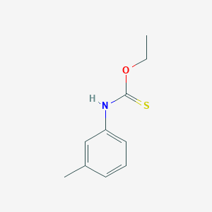 molecular formula C10H13NOS B253548 O-ethyl 3-methylphenylthiocarbamate 