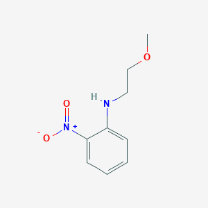 molecular formula C9H12N2O3 B2535493 N-(2-甲氧基乙基)-2-硝基苯胺 CAS No. 56436-24-9