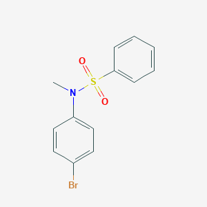 molecular formula C13H12BrNO2S B253550 N-(4-bromophenyl)-N-methylbenzenesulfonamide 