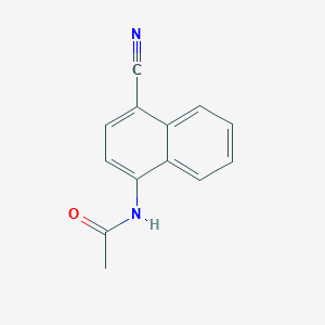 molecular formula C13H10N2O B253551 N-(4-cyano-1-naphthyl)acetamide 