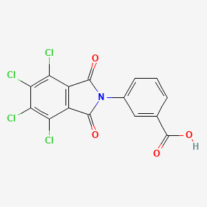 3-(4,5,6,7-tetrachloro-1,3-dioxo-1,3-dihydro-2H-isoindol-2-yl)benzoic acid