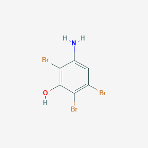 molecular formula C6H4Br3NO B253552 3-Amino-2,5,6-tribromophenol 