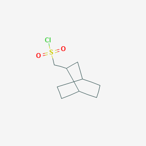 molecular formula C9H15ClO2S B2535520 {Bicyclo[2.2.2]octan-2-yl}methanesulfonyl chloride CAS No. 1862866-81-6
