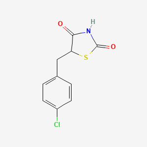 5-[(4-Chlorophenyl)methyl]-1,3-thiazolidine-2,4-dione