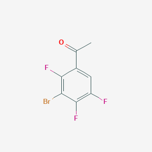 molecular formula C8H4BrF3O B2535537 3-溴-2,4,5-三氟苯乙酮 CAS No. 1896891-81-8