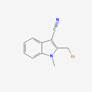 2-(Bromomethyl)-1-methylindole-3-carbonitrile