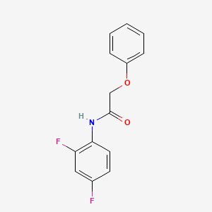molecular formula C14H11F2NO2 B2535546 N-(2,4-二氟苯基)-2-苯氧基乙酰胺 CAS No. 303794-31-2