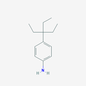 molecular formula C13H21N B253559 4-(1,1-Diethylpropyl)phenylamine 