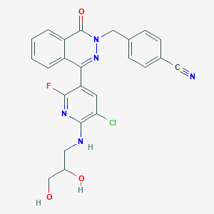 molecular formula C24H19ClFN5O3 B2535596 Hbv-IN-4 CAS No. 2305897-84-9