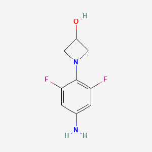 1-(4-Amino-2,6-difluorophenyl)azetidin-3-ol