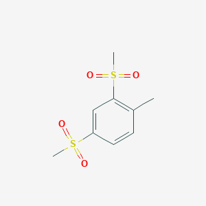 molecular formula C9H12O4S2 B253564 1-Methyl-2,4-bis(methylsulfonyl)benzene 