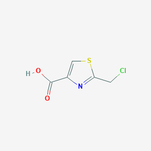 molecular formula C5H4ClNO2S B2535675 2-(Chloromethyl)thiazole-4-carboxylic acid CAS No. 842137-53-5