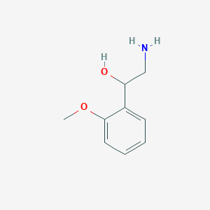 molecular formula C9H13NO2 B2535683 2-Amino-1-(2-methoxyphenyl)ethanol CAS No. 54942-63-1