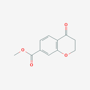 molecular formula C11H10O4 B2535733 Methyl 4-oxochroman-7-carboxylate CAS No. 41118-21-2
