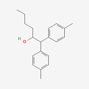 molecular formula C20H26O B2535742 1,1-Bis(4-methylphenyl)hexan-2-ol CAS No. 299159-60-7