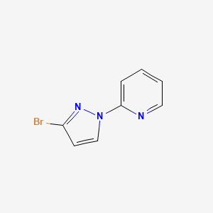 molecular formula C8H6BrN3 B2535751 2-(3-Bromo-1H-pyrazol-1-yl)pyridine CAS No. 1622839-24-0