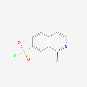 molecular formula C9H5Cl2NO2S B2535756 1-Chloroisoquinoline-7-sulfonyl chloride CAS No. 942119-65-5