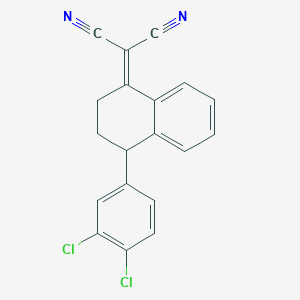 2-[4-(3,4-dichlorophenyl)-3,4-dihydro-1(2H)-naphthalenyliden]malononitrile