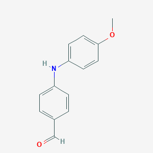molecular formula C14H13NO2 B253582 4-(4-Methoxyanilino)benzaldehyde 