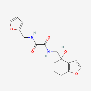 N1-(furan-2-ylmethyl)-N2-((4-hydroxy-4,5,6,7-tetrahydrobenzofuran-4-yl)methyl)oxalamide