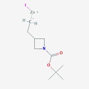 molecular formula C10H18INO2Zn B2535853 Tert-butyl 3-ethylazetidine-1-carboxylate;iodozinc(1+) CAS No. 2265921-87-5