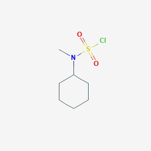 molecular formula C7H14ClNO2S B2535903 Cyclohexyl(methyl)sulfamoyl chloride CAS No. 83842-57-3