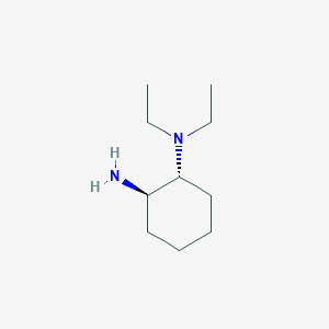 molecular formula C10H22N2 B2535908 1,2-Cyclohexanediamine, N,N-diethyl-, trans- CAS No. 67579-84-4