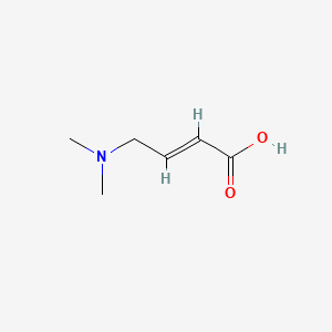 molecular formula C6H11NO2 B2535929 (E)-4-(dimethylamino)but-2-enoic acid CAS No. 149586-32-3; 98548-82-4