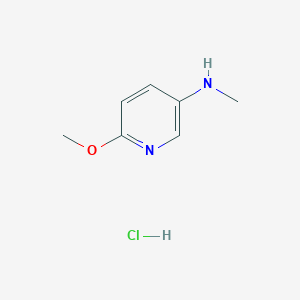 molecular formula C7H11ClN2O B2535938 6-甲氧基-N-甲基吡啶-3-胺盐酸盐 CAS No. 2416243-15-5