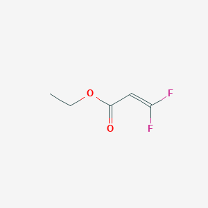 molecular formula C5H6F2O2 B2535953 3,3-二氟丙-2-烯酸乙酯 CAS No. 407-35-2