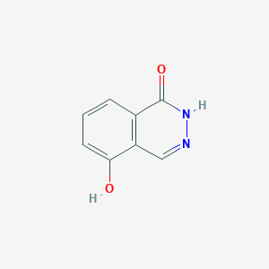 molecular formula C8H6N2O2 B2535972 1(2H)-Phthalazinone, 5-hydroxy- CAS No. 64223-57-0