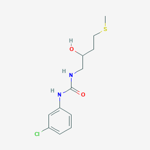 1-(3-Chlorophenyl)-3-(2-hydroxy-4-methylsulfanylbutyl)urea
