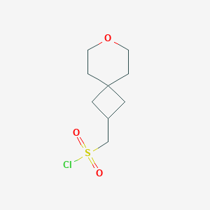 7-Oxaspiro[3.5]nonan-2-ylmethanesulfonyl chloride