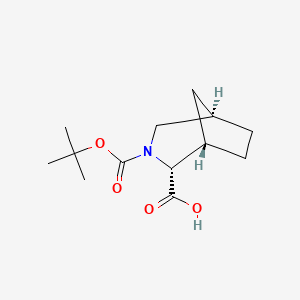 (1S,2R,5R)-3-[(2-Methylpropan-2-yl)oxycarbonyl]-3-azabicyclo[3.2.1]octane-2-carboxylic acid