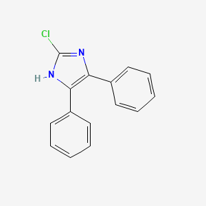 molecular formula C15H11ClN2 B2536043 2-氯-4,5-二苯基-1H-咪唑 CAS No. 49855-38-1