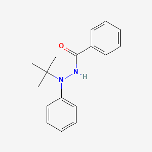 molecular formula C17H20N2O B2536070 N'-tert-butyl-N'-phenylbenzohydrazide CAS No. 866153-75-5