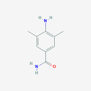 molecular formula C9H12N2O B025361 4-Amino-3,5-dimethylbenzamide CAS No. 103796-44-7