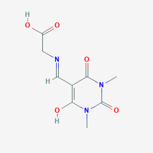 N-[(1,3-dimethyl-2,4,6-trioxotetrahydropyrimidin-5(2H)-ylidene)methyl]glycine