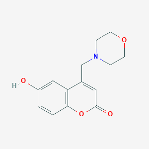 6-Hydroxy-4-(morpholin-4-ylmethyl)chromen-2-one