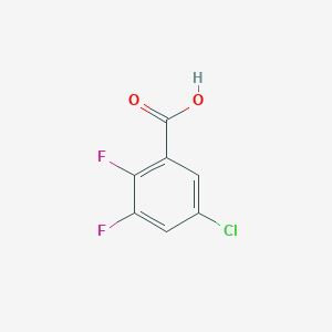 molecular formula C7H3ClF2O2 B2536132 5-Chloro-2,3-difluorobenzoic acid CAS No. 1227270-64-5; 130025-33-1