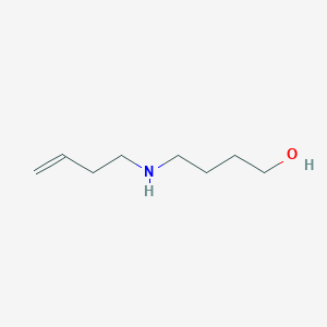 molecular formula C8H17NO B2536146 4-(But-3-en-1-ylamino)butan-1-ol CAS No. 1593812-47-5