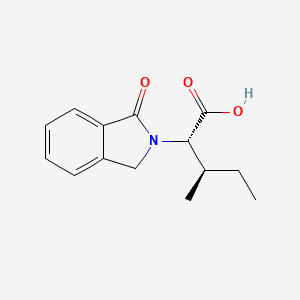 (2S,3R)-3-methyl-2-(1-oxo-2,3-dihydro-1H-isoindol-2-yl)pentanoic acid