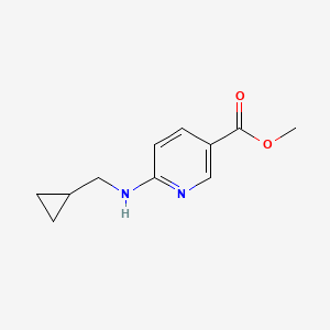 molecular formula C11H14N2O2 B2536249 Methyl 6-(cyclopropylmethylamino)pyridine-3-carboxylate CAS No. 1880286-94-1