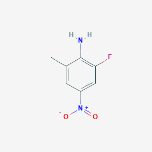 molecular formula C7H7FN2O2 B2536277 2-Fluoro-6-methyl-4-nitroaniline CAS No. 1426805-91-5