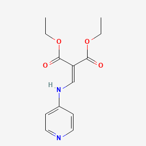 1,3-Diethyl 2-{[(pyridin-4-yl)amino]methylidene}propanedioate