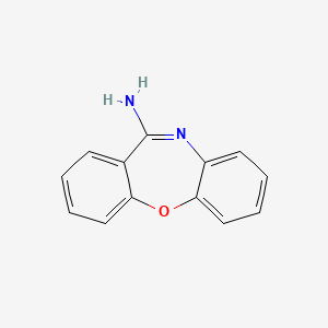 molecular formula C13H10N2O B2536336 二苯并[b,f][1,4]恶氮杂卓-11-胺 CAS No. 21636-25-9