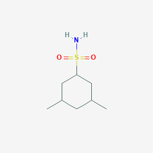molecular formula C8H17NO2S B2536340 3,5-二甲基环己烷-1-磺酰胺，非对映异构体的混合物 CAS No. 1340518-40-2