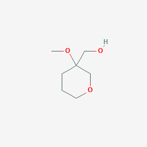 molecular formula C7H14O3 B2536346 (3-甲氧基氧杂环-3-基)甲醇 CAS No. 2137472-50-3